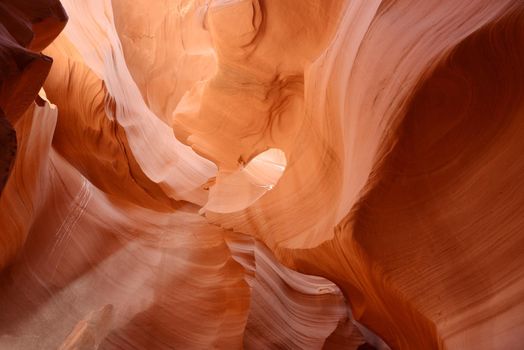 Sandstone wall in Lower Antelope Canyon, Arizona