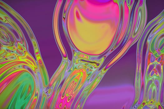 abstract luminous multicolored liquid background.