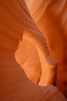 arch in slot canyon