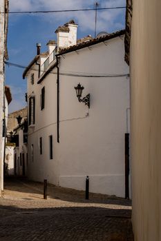 streets of ronda,malaga , white villages of andalucia tourist destination