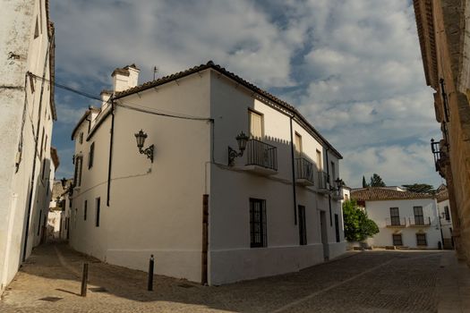 streets of ronda,malaga , white villages of andalucia tourist destination