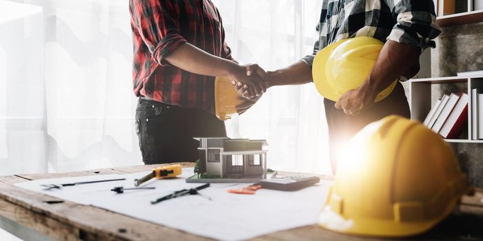 Hand in hand between project contractors and customers due to negotiation of expenses and investments, construction and repair of residential buildings....