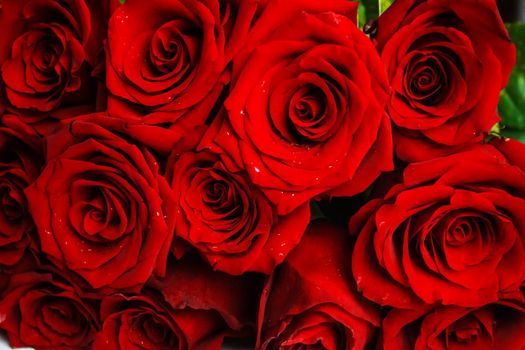 red rose on a wooden background. Valentine's Day gift.selective focus.holiday