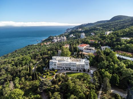 Livadia, Crimea. Livadia Palace - located on the shores of the Black Sea in the village of Livadia in the Yalta region of Crimea,