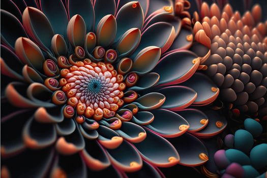 Abstract floral petal. Flower close-up. Summer and spring multi-color floral background. download image