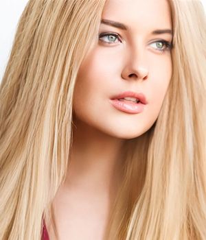 Hairstyle, beauty and hair care, beautiful blonde woman with long blond hair, glamour portrait for hair salon and haircare brand