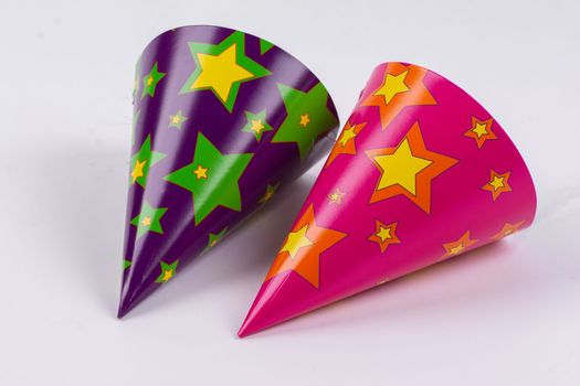 Party hats cap birthday isolated