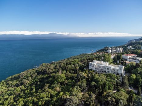 Livadia, Crimea. Livadia Palace - located on the shores of the Black Sea in the village of Livadia in the Yalta region of Crimea,