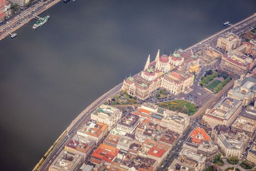 Budapest and Danube river cityscape at evening, Hungary, Eastern Europe