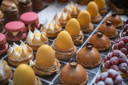 Different chocolate cakes for Easter