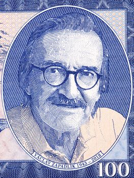 Vaclav Zapadlik a portrait from Czech money