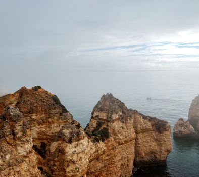 The rock formation of Ponta de Piedade - Lagos - Portugal.