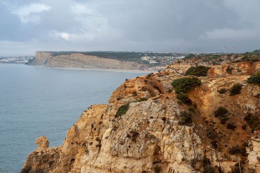 The rock formation of Ponta de Piedade - Lagos - Portugal.