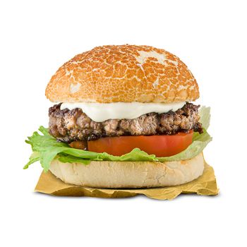 Hamburger isolated