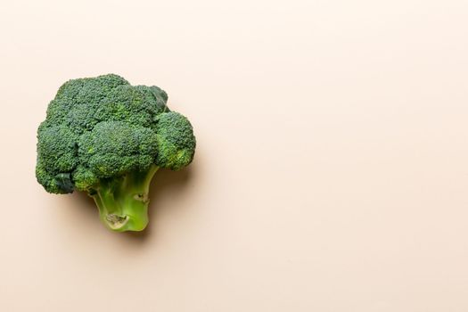 Fresh broccoli isolated on white background