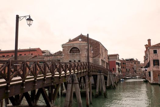 View of the hidden Venice from Campo San Pietro