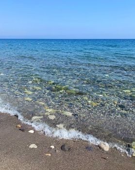 Beach on the Mediterranean Sea, Kemer, Turkey