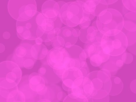Background, bokeh abstraction. Background with round bokeh effect, pink.