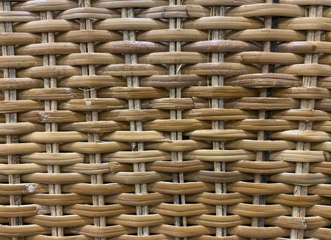 Texture, wicker basket. Close-up photo of a wicker basket.