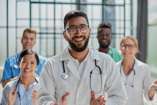 team or group of doctors and nurses