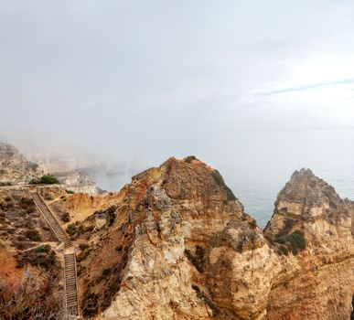 The rock formation of Ponta de Piedade - Lagos - Portugal.