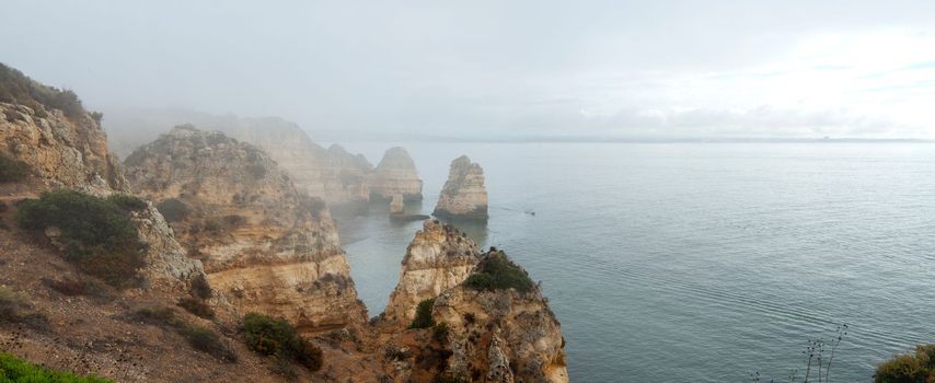 The rock formation of Ponta de Piedade - Lagos - Portugal.