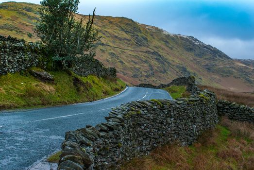 Beautiful mountain driving directions in the Lake District area. UK