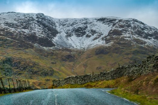 Beautiful mountain driving directions in the Lake District area. UK