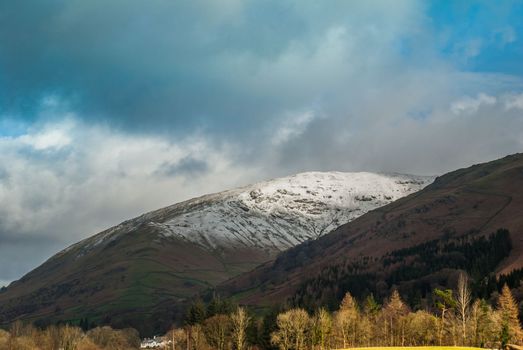 Beautiful mountains in the area Lake District. UK