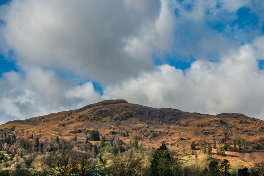 Beautiful mountains in the area Lake District. UK