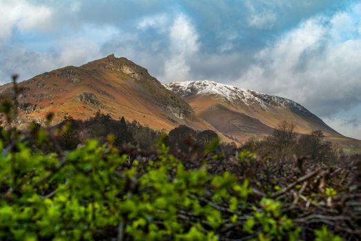 Beautiful mountains in the area Lake District. UK