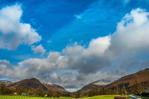 Beautiful mountain driving directions in the Lake District area. UK