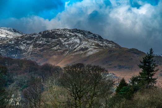 Beautiful mountains in the area Lake District. UK