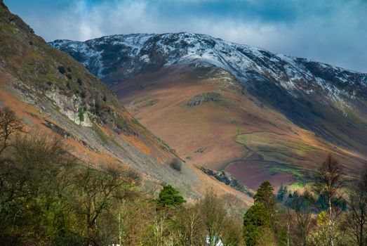 Beautiful mountains in the area Lake District. UK