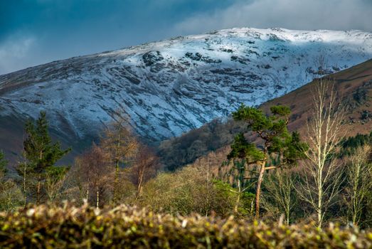 Beautiful mountains in the area Lake District. UK