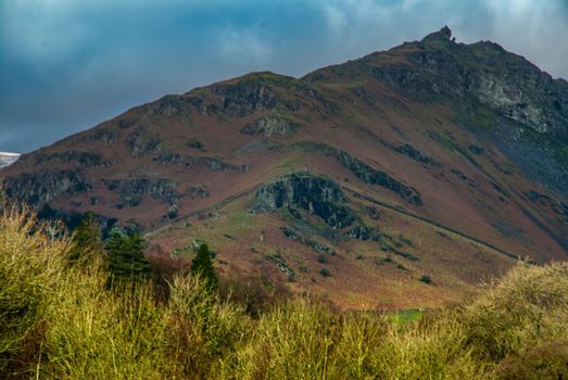 Beautiful mountains in the area Lake District. UK