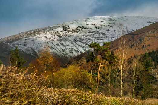 Beautiful mountains in the area Lake District. UK