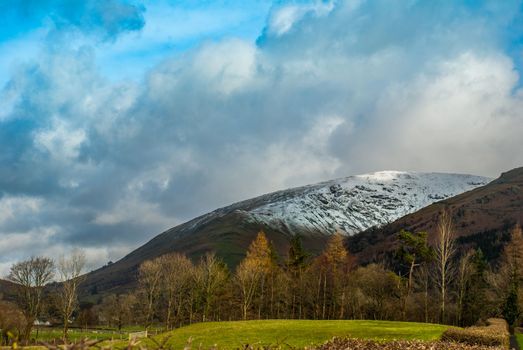 Beautiful mountains in the area Lake District. UK