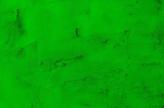 Abstract background for design from old green plaster.