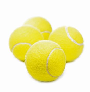 tennis ball isolated on white background