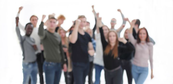 background image of a casual group of happy young people. photo with copy space