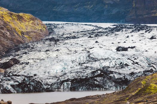 Skaftafell glacier, Vatnajokull National Park in Iceland. High quality photo