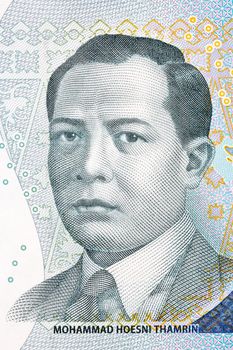 Mohammad Husni Thamri a portrait from Indonesian money - Rupiah