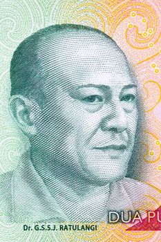 Sam Ratulangi a portrait from Indonesian money - Rupiah