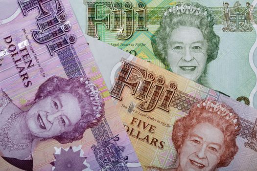 Old Fijian money - dollar, a business background