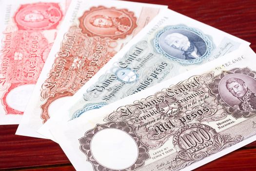 Old Argentine money - Peso a business background
