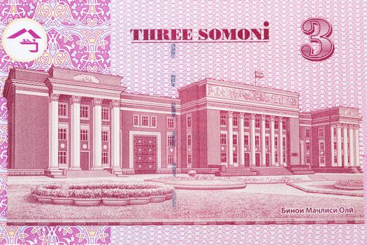 Supreme Assembly of the Republic of Tajikistan from money - Somoni