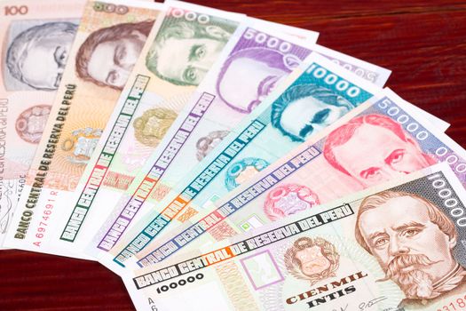 Old Peruvian money - Intis a business background