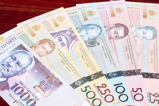 Haitian money - gourde a business background