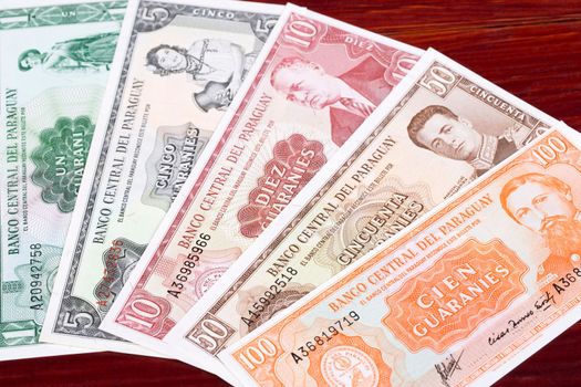 Old Paraguayan money - Guarani a business background
